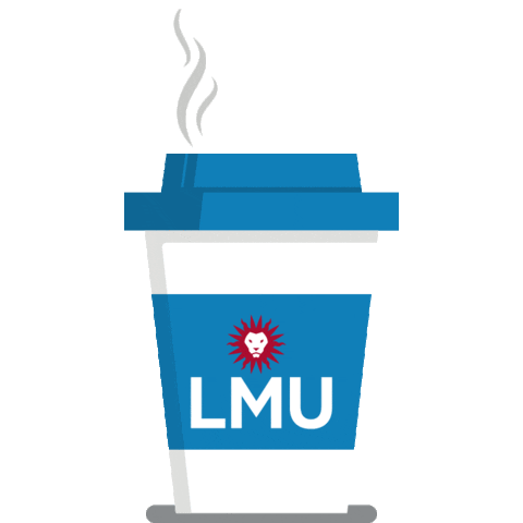 Back To School Coffee Sticker by Loyola Marymount University