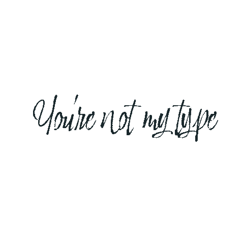 Chemicals Youre Not My Type Sticker by Maggie Szabo