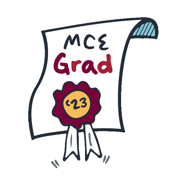 Mcegrad Sticker by McMaster Continuing Education