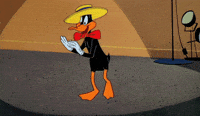daffy duck robin hood gif