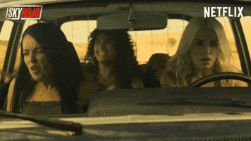 Driving Lali Esposito GIF by NETFLIX