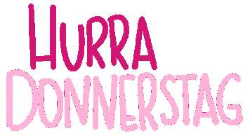 Happy Thursday Sticker by Kleinod-Illustrationen UG