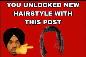 Babbu Maan Hairstyle GIF