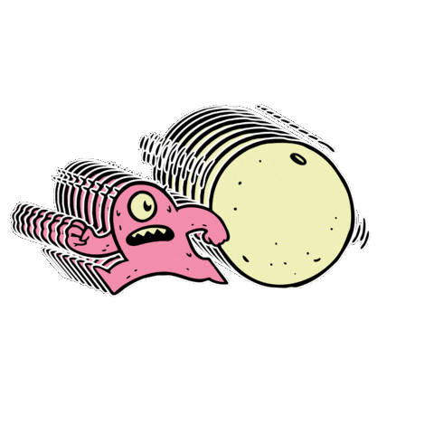 Pink Escape Sticker by Snack Studios