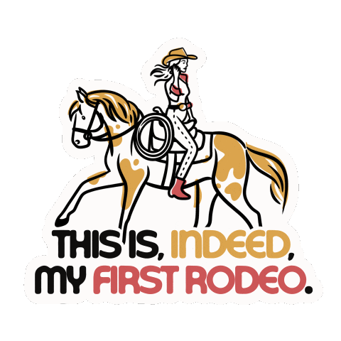 Confused First Time Sticker