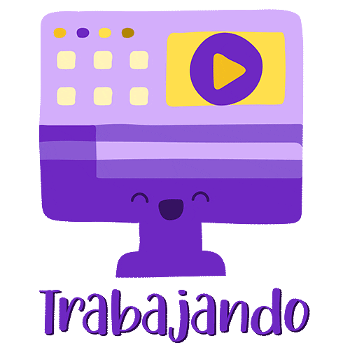 Logo Trabajando Sticker