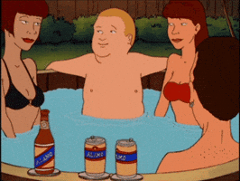 Relaxing King Of The Hill GIF