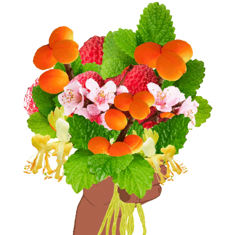 Sauvignon Blanc Flowers Sticker by Starla Wines