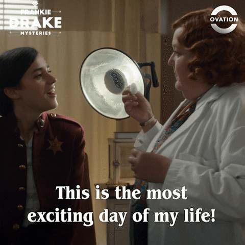 So Excited Frankie Drake GIF by Ovation TV
