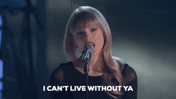 Taylor Swift Singing GIF by Academy of Country Music Awards