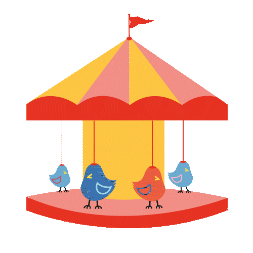 Festival Bird Sticker by Acoustic Lakeside