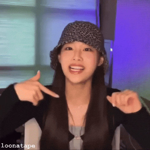 Kpop Meme Loona Chuu GIF