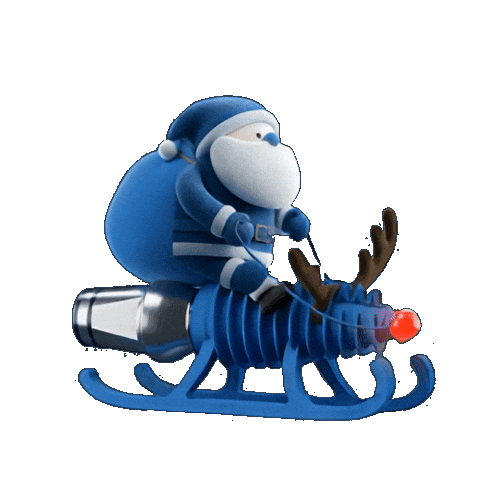 Christmas Santa Sticker by MegaGen Implant