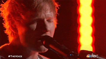 Ed Sheeran Singing GIF by The Voice