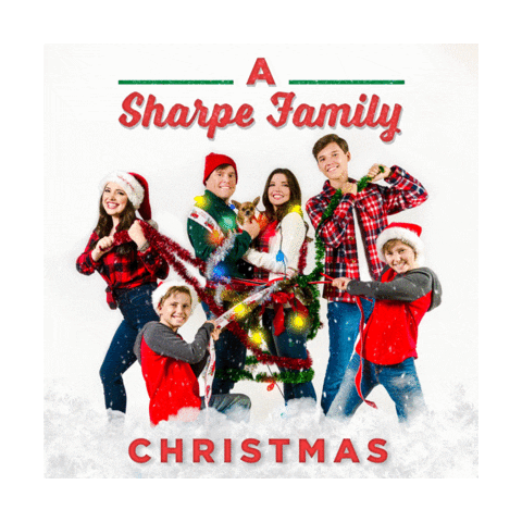Merry Christmas Singing Sticker by Sharpe Family Singers