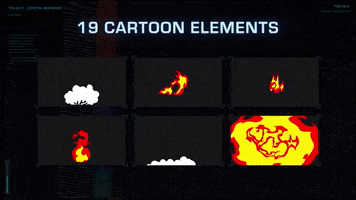 Cartoon Fire GIF by ActionVFX