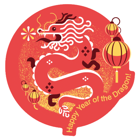 Chinese New Year Dragon Sticker by City of Sydney