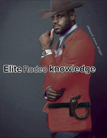 Cowboy Lebron GIF