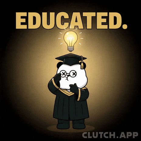 Big Brain Panda GIF by Kanpai Pandas