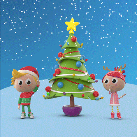 Christmas Tree GIF by Stella and Sunny