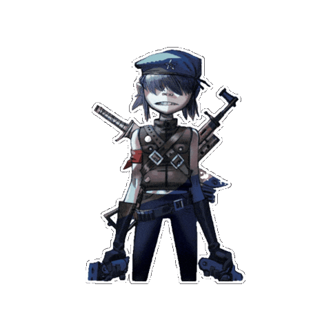 Gorillaz Sticker