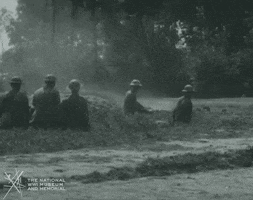 NationalWWIMuseum black and white military hide footage GIF