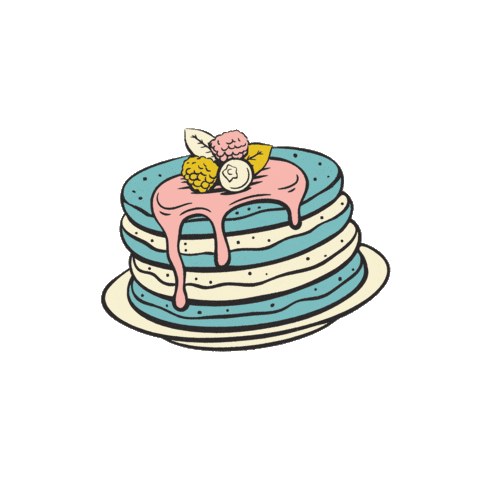 Pancake Sticker by Edoné Bergamo