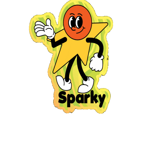 Mascot Spark Sticker by National Speech & Debate Association