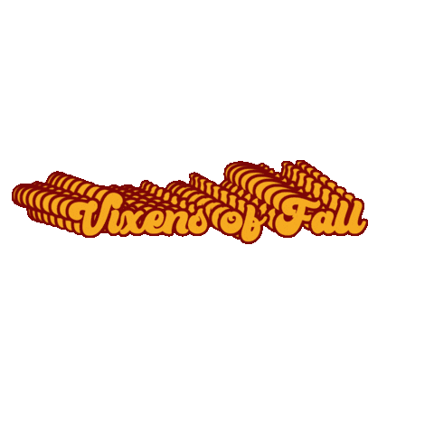 Vixens of Fall Sticker