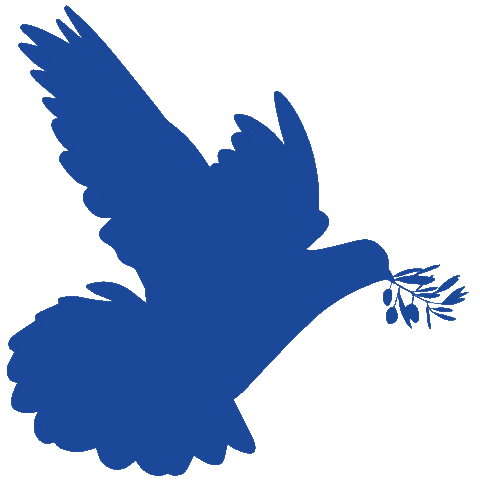 White Dove Peace Sticker