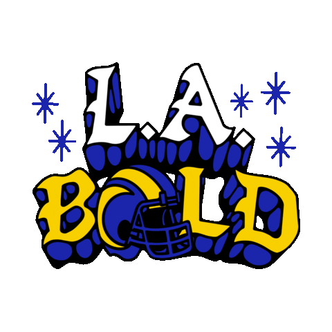 La Rams Football Sticker by Los Angeles Rams