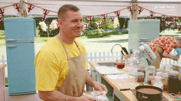 Throw Goodbye GIF by The Great British Bake Off