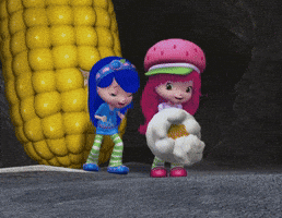 Film Popcorn GIF by Strawberry Shortcake