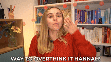 Anxiety Overthinking GIF by HannahWitton
