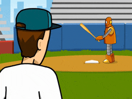 Baseball Robot GIF by BrainPOP