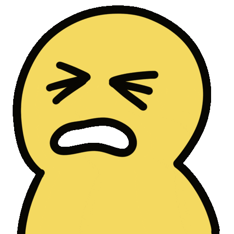 Tired Oh No Sticker