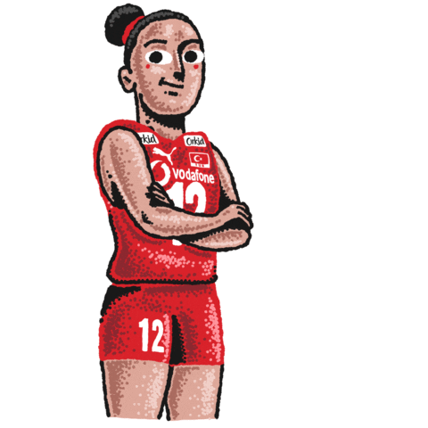 Volleyball Vnl Sticker by Vodafone Türkiye
