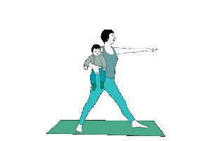 Baby Yoga Sticker