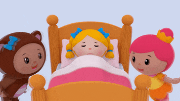 Tired Wake Up GIF by Mother Goose Club