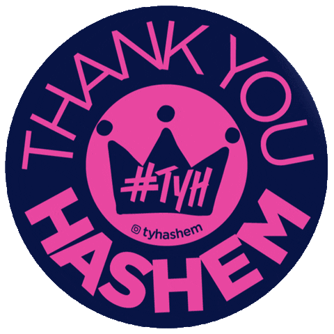 Tyhashem Sticker by Thank You Hashem