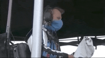 Pit Stop Mask GIF by NASCAR