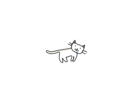 cat running GIF by hoppip