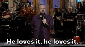 He Loves It Nate Bargatze GIF by Saturday Night Live