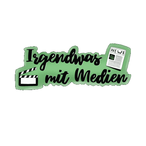 Media Newspaper Sticker by Medienkaufleute MLKS