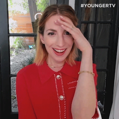Embarrassed Hiding GIF by YoungerTV