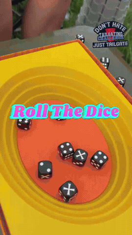 Roll The Dice GIF by Tailgating Challenge