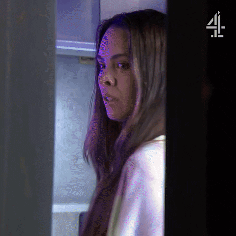Omg Scared GIF by Hollyoaks
