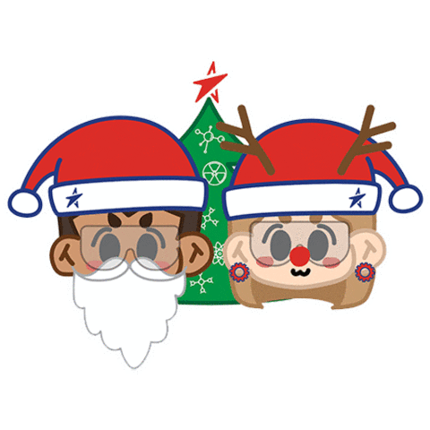 Happy Merry Christmas Sticker by Agency for Science, Technology and Research (A*STAR)