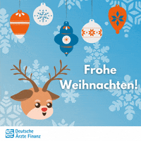 Christmas Frohe Weihnachten GIF by Deutsche Ärzte Finanz