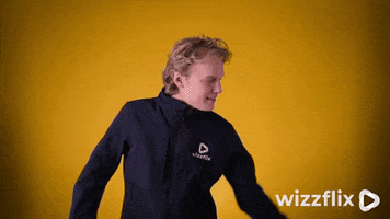 Wizzflix_ yellow strong good job muscle GIF